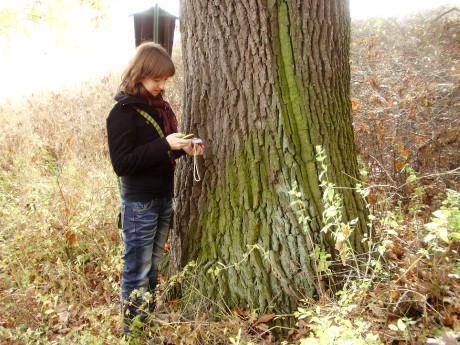 zaměřování s GPSkou ....a čekání na nalezení satelitů :-)